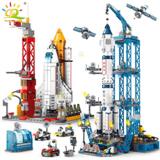 building, Toy, rocket, Space