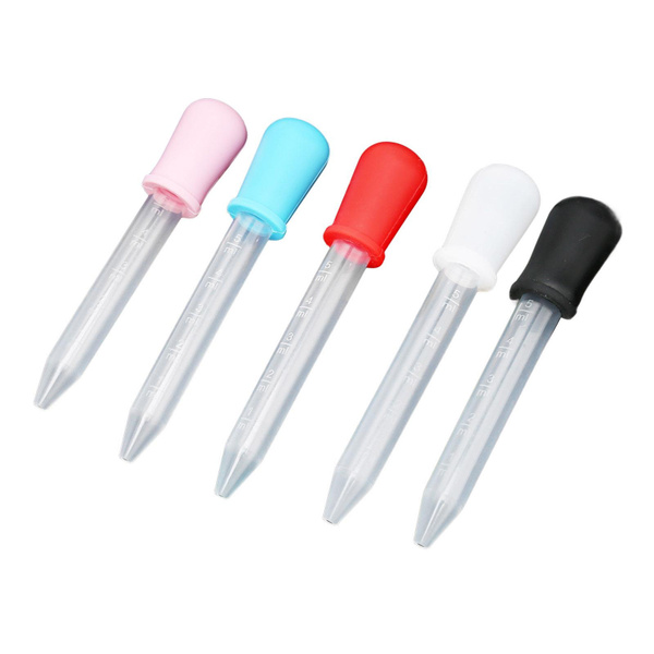 Liquid Dropper Pipettes Washable Transparent Calibrated Liquid Transfer 