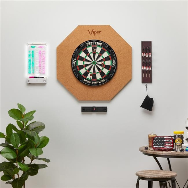 Viper 41061699 Octagonal Wall Defender Dartboard Surround, Cork Wish
