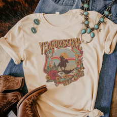 cowgirltshirt, hippieboho, vintagetop, Cowboy