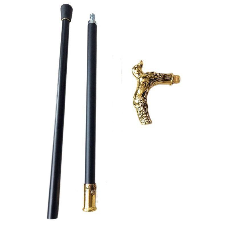 Spadserstokke stok Vædderen Metal Fashion Stok Spadserestokke Man Stick Krykke til mænd vandrestave vandretilbehør med 33 cm sværd_voghion.com