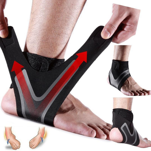 1/2Pcs Left/right Ankle Support Strap Sprain Prevention Adjustable ...