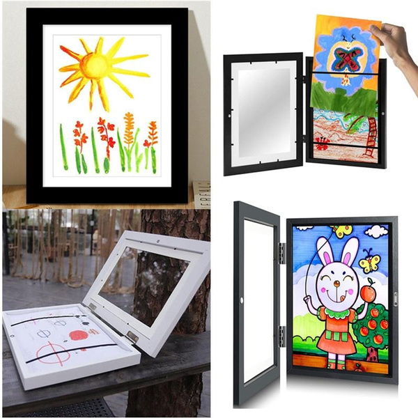 Children Art Frametory Projects Kids Art Frames Magnetic Front Opening ...