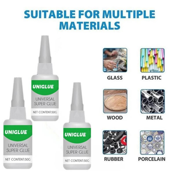 50g Universal Super Glue Waterproof Strong Plastic Glue Ceramic