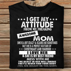 shirtsforwomen, Funny, daughtergiftsfrommom, Plus Size