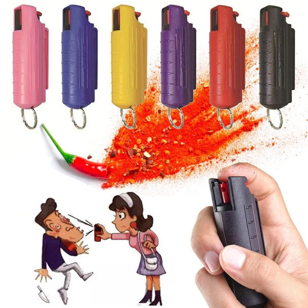 JJYY 1PC/2Pcs 20ml Pepper Spray Plastic Empty Bottle Portable Reusable