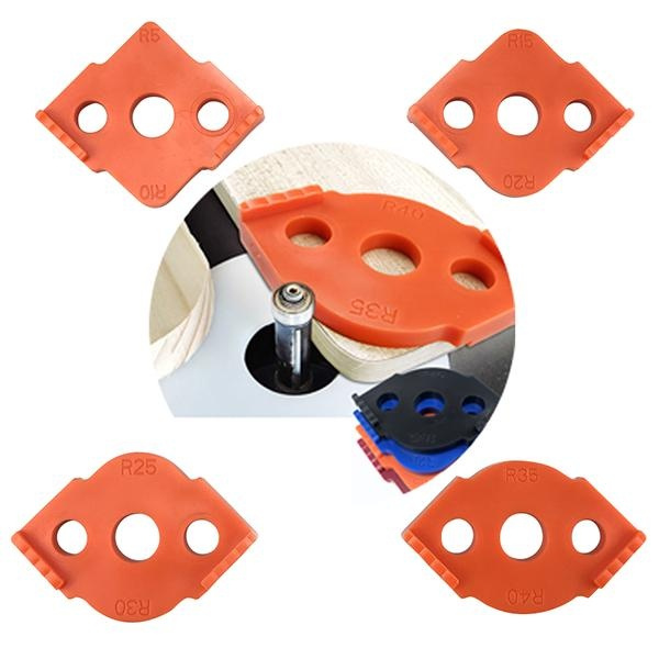 SHDY Radius Jig Router Templates Corner Radius Routing Templates ABS SHDY Radius Jig Router Templates Corner Radius Routing Templates ABS
