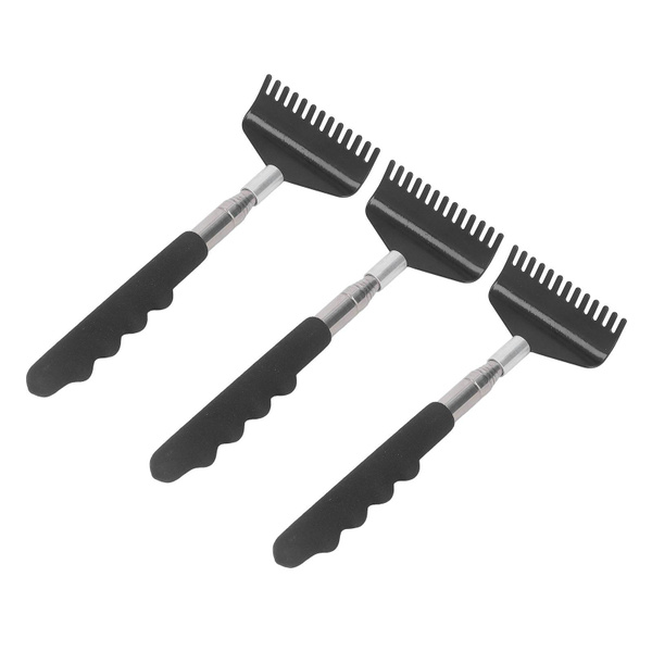 Back Scratcher Tool, Point Pressing 3Pcs Extendable Convenient Rust