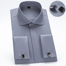 men's dress shirt, Shirt, Sleeve, french cuff shirt