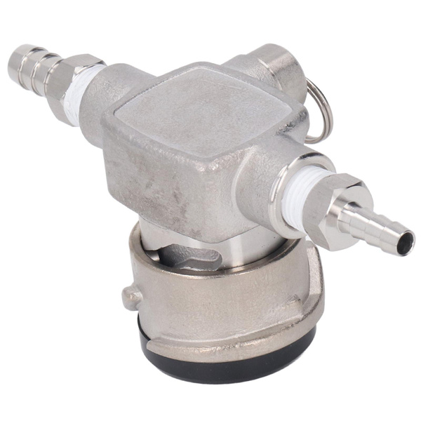 Beer Keg Tap Distributor, Heavy Duty 5/16in Kegs Coupler Check Valve Wide Application Leakage