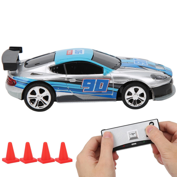 (Silver)GLOGLOW Mini RC Car With Can Mini Remote Control Car Mini