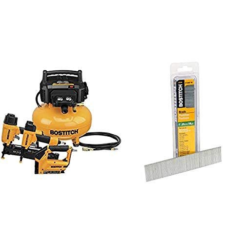 BOSTITCH Air Compressor Combo Kit 3 Tool BTFP3KIT 18 Gauge