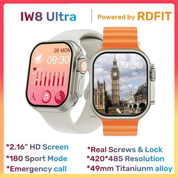 SmartWatch EW08 Relogio inteligente Série Ultra - BIOIMPORT