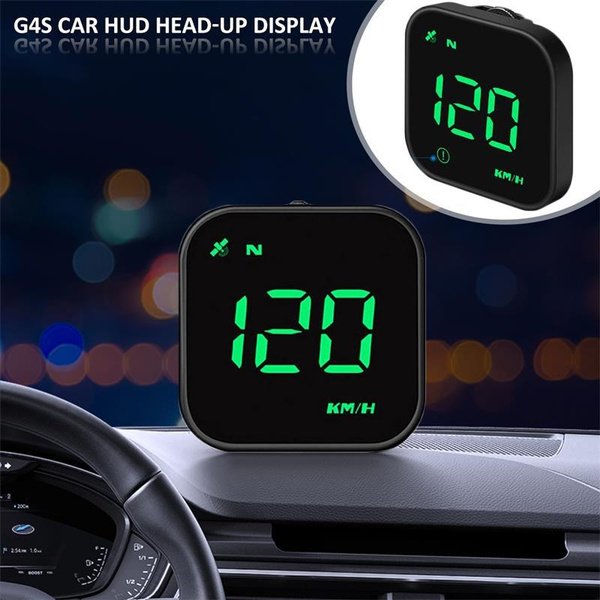 Universal Car HUD Digital GPS Speedometer Head Up Display MPH Overspeed  Alarm