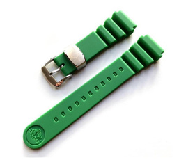 Steel, siliconewatchband, Pins, Silicone