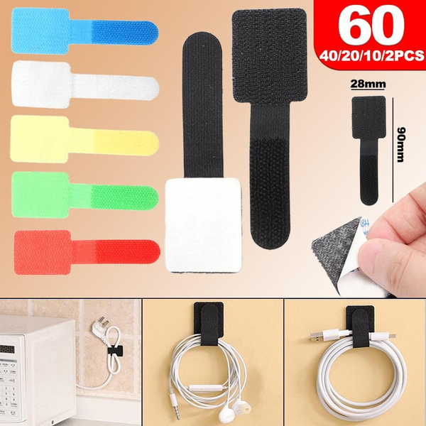 how to use a velcro cable tie