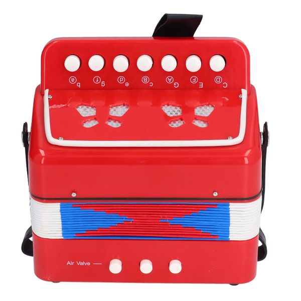 7 Keys Children's Accordion Toy Early Educational Toy Small Accordion