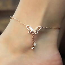 butterfly, Summer, footchainankle, ankletchain