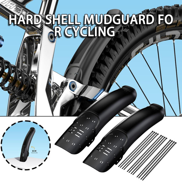 2x Mountain Bike Mudguards MTB Bicycle Mud Guard Tire Fender Front Rear