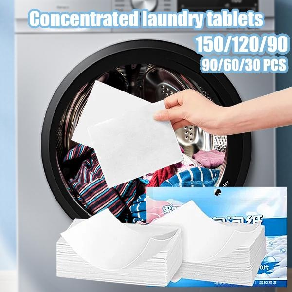 30pcs Laundry Sheets, Powerful Cleaning Powder For Underwear And