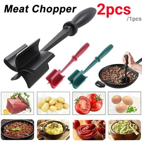 Multifunctional Meat Chopper Heat Resistant Beef Meat Masher Tool Non ...