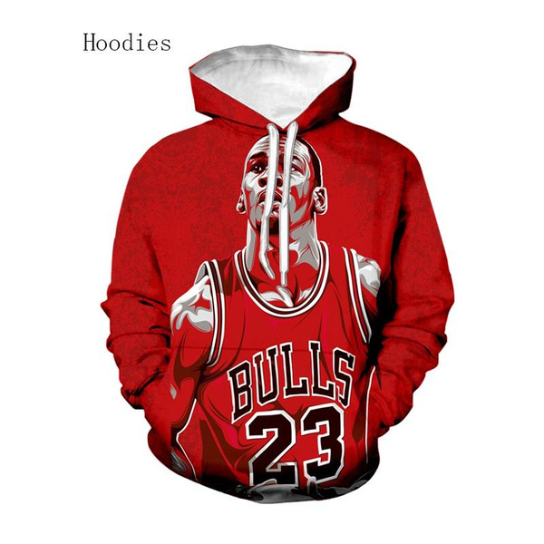 Basketball Legend Michael Jordan 23 Chicago Bulls 3D TShirt Hoodie