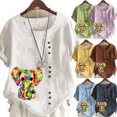 blouse, Plus Size, Cotton Shirt, Shirt