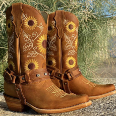 womenvintageboot, botashombre, embroideryboot, Plus Size