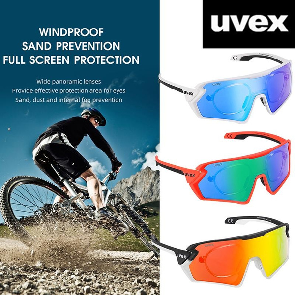 HD Uvex Outdoor Cycling Sunglasses Sports Polarized Sunglasses Mountain  Bike Glasses Windproof Goggles Fishing Glasses