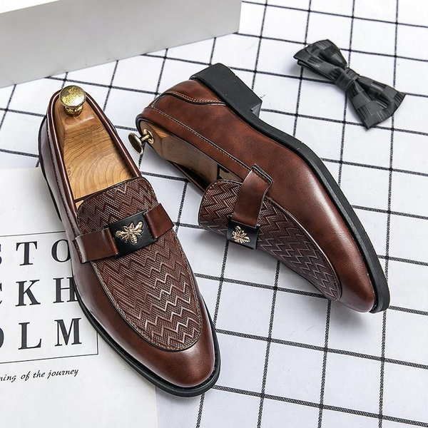 Classic Business Men Dress Shoes Fashion Elegant Formal Wedding Shoes ...