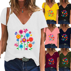 Summer, Plus Size, Spring, summer t-shirts