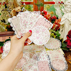 Kawaii, Scrapbooking, Lace, labelsticker