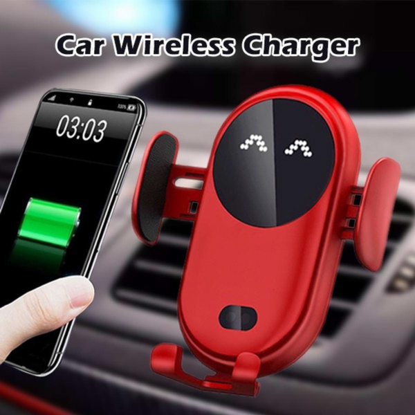 smart car wireless charger phone holder yellow