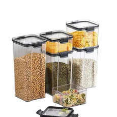 Kitchen & Dining, jarsforbulkcerealskitchenorganizer, kitchenorganizersforpantrystoragecontainer, stackablefoodstorageboxe