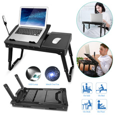 led, Office, Laptop, Desk