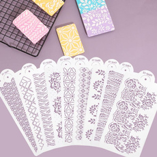 Plastic, Lace, painting, cakelacespraypattern