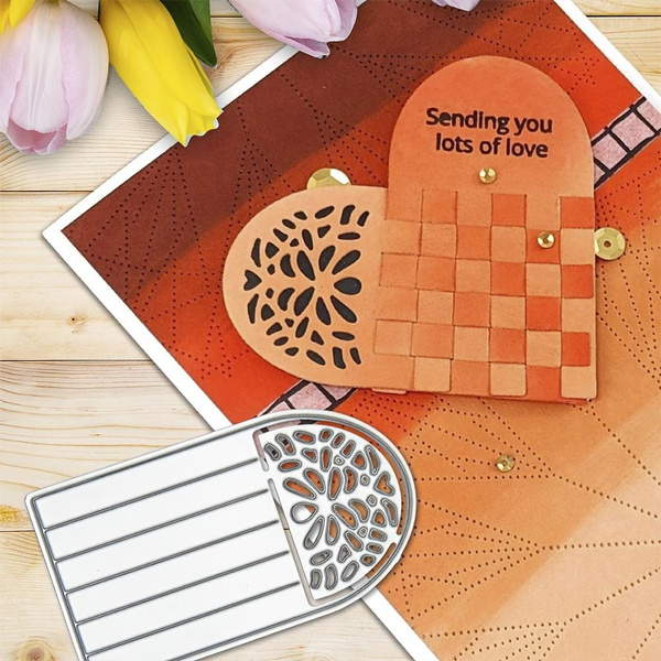 Woven Heart Cutting Die, Paper Die Cuts, Cutting Dies for Card Making ...