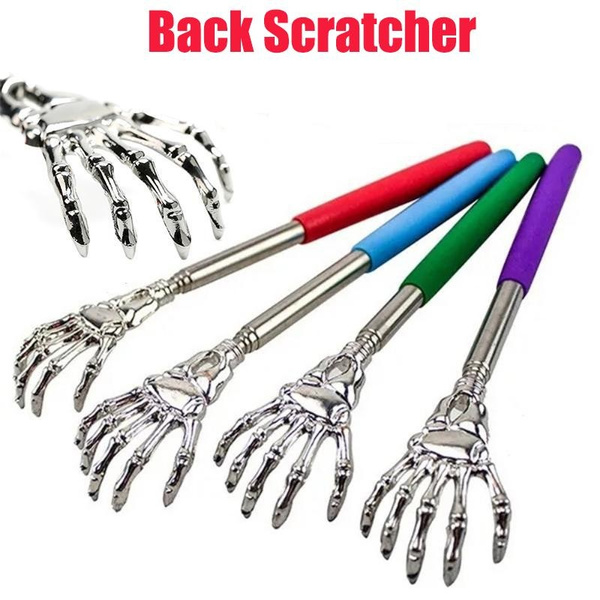 1/2pcs Back Massager Stick Scraping Back Telescopic Scratching Body