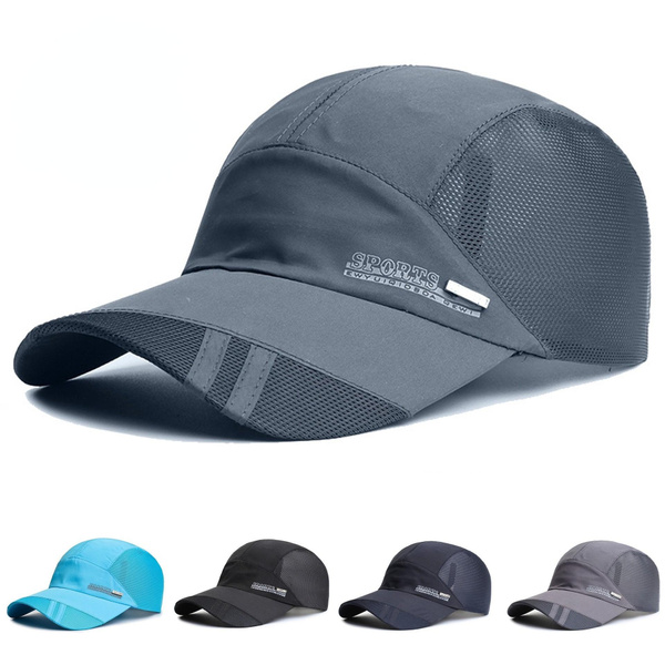Hat Men's Spring and Summer Lightweight Sun Visor Cap Breathable