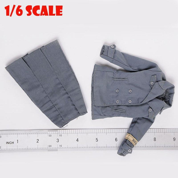 1/6 Scale WWII German Female Soldier Uniform Clothes Accessories Fit 12 ...