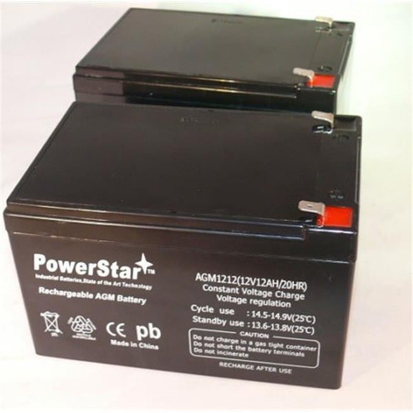 Powerstar 12v 12ah Batteries For Pride Mobility Go Go Scooter Wish