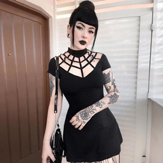 Mini, Goth, Shorts, Grunge