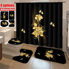 Bathroom, Bathroom Accessories, Home Decor, gold