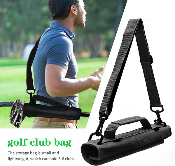 Lightweight Golf Club Carrying Bag, Mini Golf Bag Carrier with Shoulder
