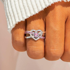 Heart, Fashion, 925 sterling silver, wedding ring
