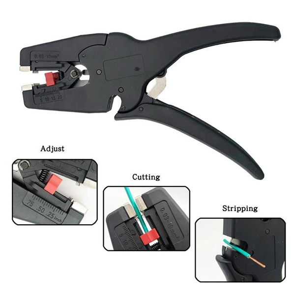 Multifunctional Wire Stripper Selfadjusting Insulated Conductor Cable