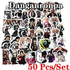 danganronpa, 50pcsset, animedecoration, animecartoon