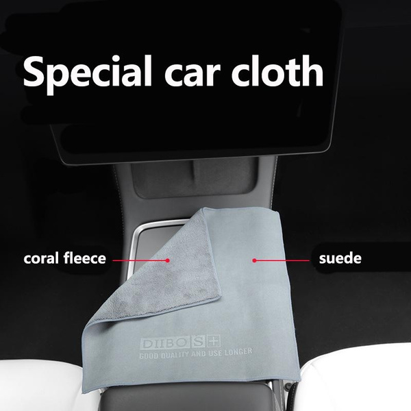 Car Towel For Tesla Model 3 Model Y Microfiber Wash Cloth for TESLA