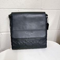 leather, Bags, Coach, black