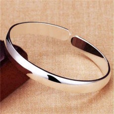 Sterling, cuff bracelet, adjustablebracelet, Simple